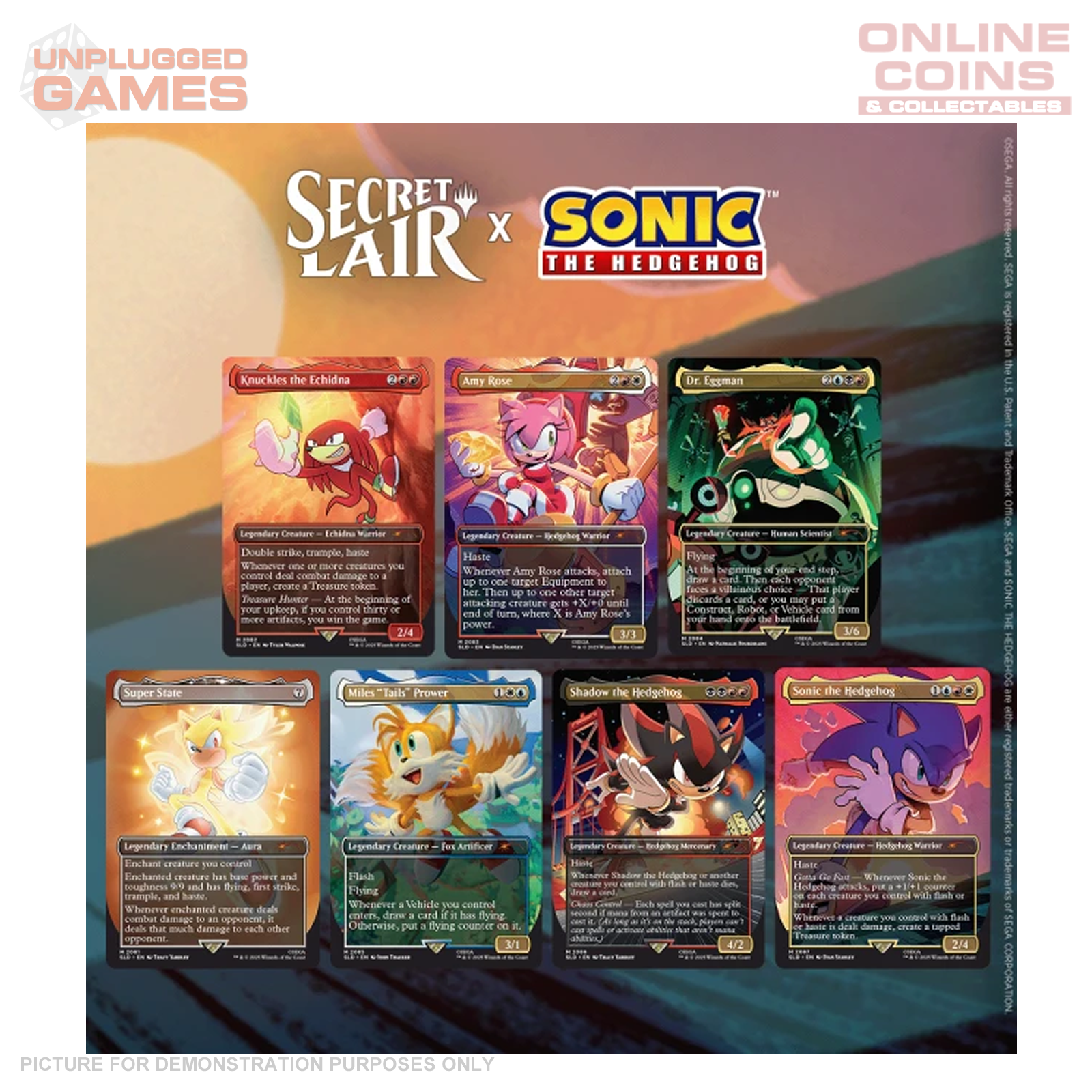 Magic the Gathering Secret Lair x Sonic the Hedgehog Friends and Foes (Non-Foil)
